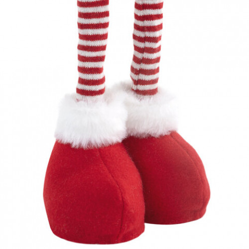 Украшение новогоднее интерьерное 70 см Гном Ворчун, телескопические ножки, полиэстер, ЗОЛОТАЯ СКАЗКА, 592522