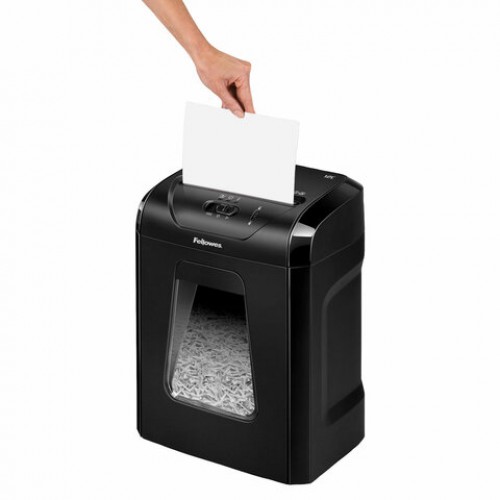 Уничтожитель (шредер) FELLOWES POWERSHRED 12C, 4 уровень секретности, фрагменты 4х40 мм, 12 л., 18 л, FS-71201