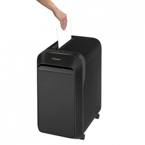 Уничтожитель (шредер) FELLOWES LX221, 5 уровень секретности, 2x12 мм, 20 листов, 30 л, черный, FS-50504