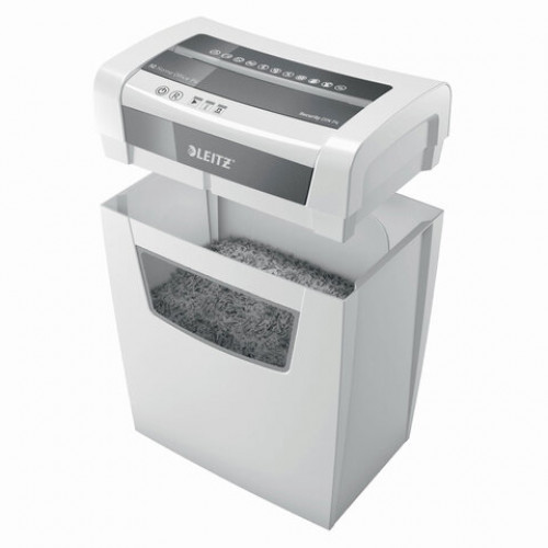 Уничтожитель (шредер) LEITZ IQ HOME OFFICE P4, 4 уровень секретности, 4x28 мм, 10 листов, 23 л, 80090000