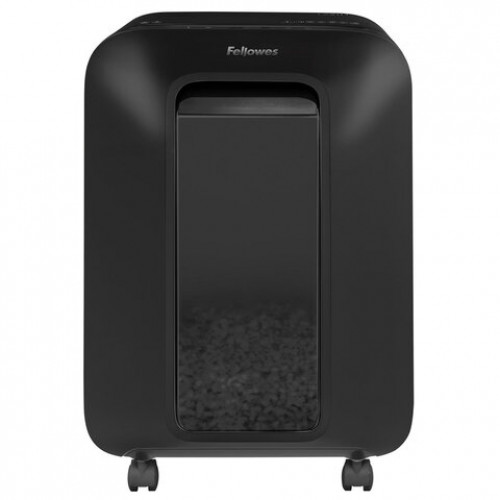 Уничтожитель (шредер) FELLOWES LX201, 5 уровень секретности, 2x12 мм, 12 листов, 22 л, черный, FS-50500