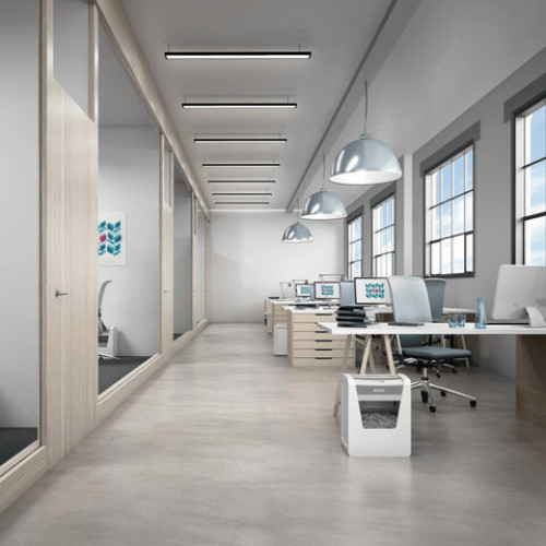 Уничтожитель (шредер) LEITZ IQ OFFICE P5, 5 уровень секретности, 2x15 мм, 10 листов, 23 л, 80020000