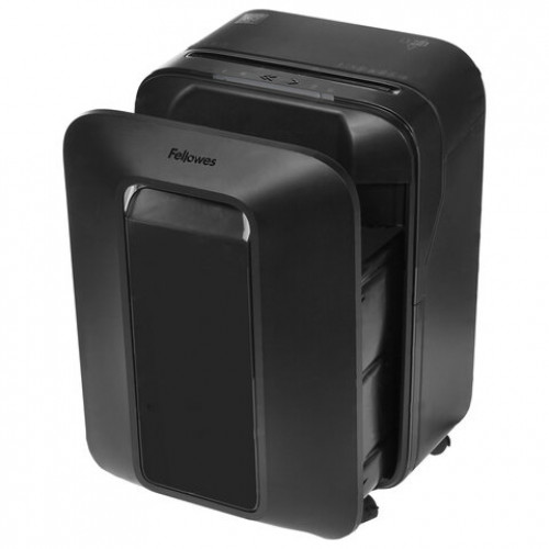 Уничтожитель (шредер) FELLOWES LX201, 5 уровень секретности, 2x12 мм, 12 листов, 22 л, черный, FS-50500