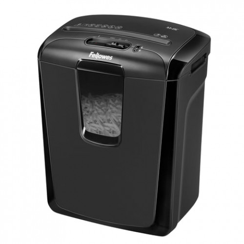 Уничтожитель (шредер) FELLOWES M-8C, 4 уровень секретности, фрагменты 4х37 мм, 8 листов, 15 л, FS-46041