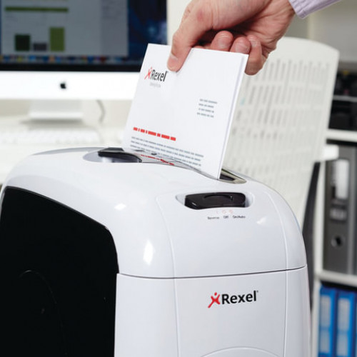 Уничтожитель (шредер) REXEL STYLE+, 4 уровень секретности, фрагменты 4x24 мм, 7 листов, 12 л, 2101944EU
