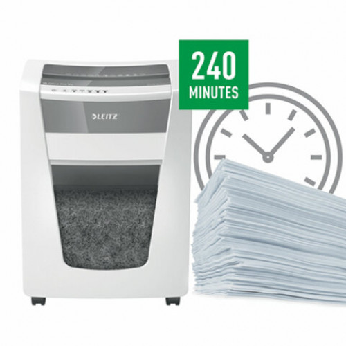 Уничтожитель (шредер) LEITZ IQ OFFICE PRO P5, 5 уровень секретности, 2x15 мм, 15 листов, 30 литров, 80050000