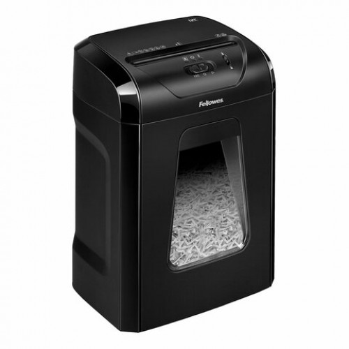 Уничтожитель (шредер) FELLOWES POWERSHRED 12C, 4 уровень секретности, фрагменты 4х40 мм, 12 л., 18 л, FS-71201