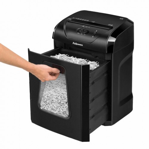 Уничтожитель (шредер) FELLOWES POWERSHRED 12C, 4 уровень секретности, фрагменты 4х40 мм, 12 л., 18 л, FS-71201