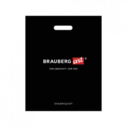 Пакет презентационно-упаковочный BRAUBERG ART, 32х40 см, усиленная ручка, 505500