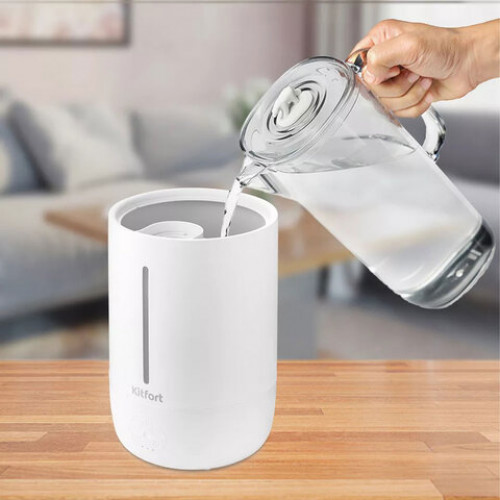 Увлажнитель воздуха KITFORT KT-2832, объем бака 4,5 л, 25 Вт, белый