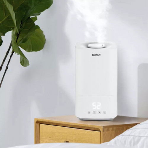 Увлажнитель воздуха KITFORT КТ-2810, объем бака 4 л, 25 Вт, белый