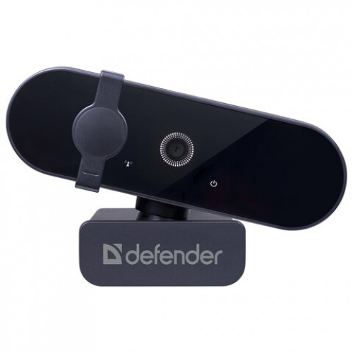 Веб-камера DEFENDER G-lens 2580, Full HD, 2 Мп, микрофон, USB 2.0, регулируемый крепеж, черная, 63112