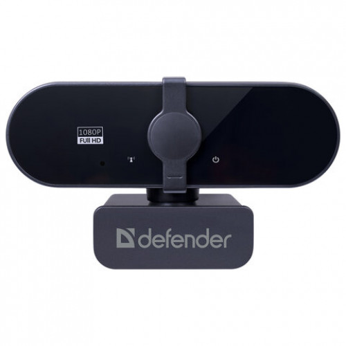 Веб-камера DEFENDER G-lens 2590 QHD, 3,7 Мп, микрофон, USB 2.0, регулируемый крепеж, черная, 63113