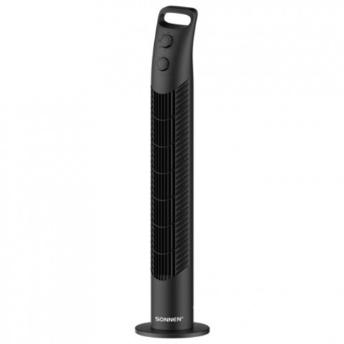 Вентилятор колонный SONNEN TF08-MD, 40Вт, 78,5см, 3 скорости, таймер 120 мин, автовращение, ручка для переноски, черный, 457789