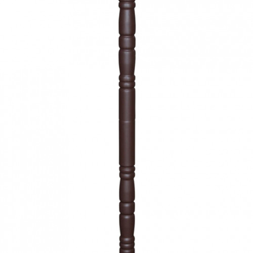 Вешалка-стойка SHT-CR14, 1,87 м, диск 35 см, 4 крючка, металл, коричневая