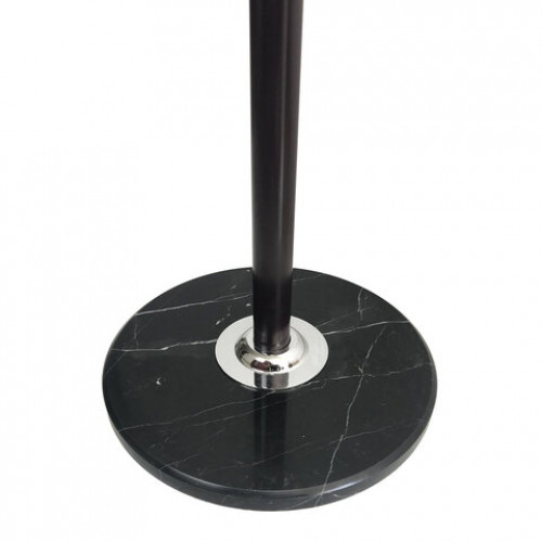 Вешалка-стойка BRABIX CR-848 на мраморном диске, металл, 4+3 крючка, цвет коричневый, 606435