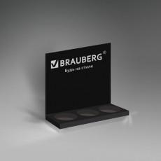Подставка под ручки и карандаши в тубах BRAUBERG, металл, 3 отделения, 26x30x11 см Подставка под ручки и карандаши в тубах BRAUBERG, металл, 3 отделения, 26x30x11 см