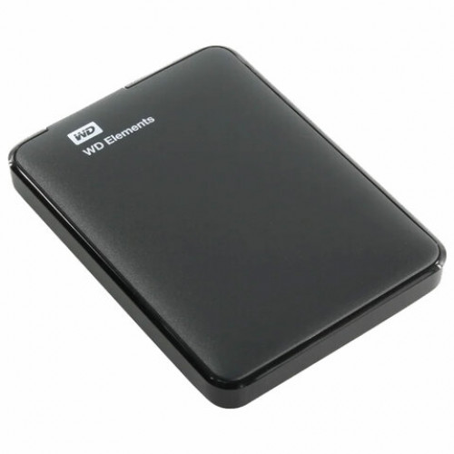 Внешний жесткий диск WD Elements Portable 1TB 2.5 USB 3.0 черный, WDBMTM0010BBK-EEUE