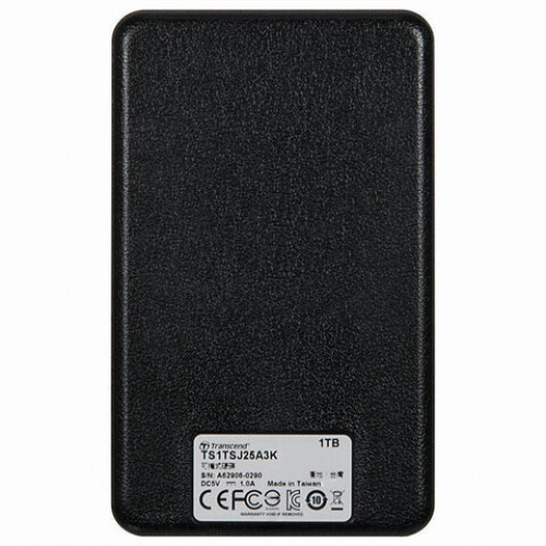 Внешний жесткий диск TRANSCEND StoreJet 25A3 1TB, 2.5, USB 3.1, черный, TS1TSJ25A3K