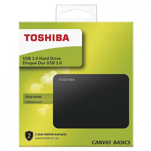 Внешний жесткий диск TOSHIBA Canvio Basics 2TB, 2.5, USB 3.0, черный, HDTB420EK3AA