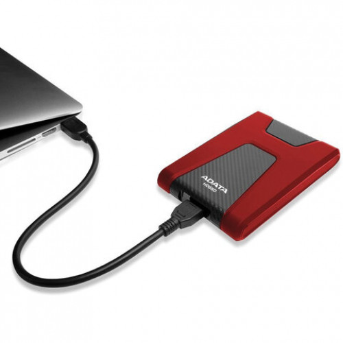 Внешний жесткий диск A-DATA DashDrive Durable HD650 1TB, 2.5, USB 3.0, красный, AHD650-1TU31-CRD