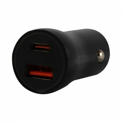 Зарядное устройство АВТОМОБИЛЬНОЕ USB+ Type-C QC3.0, выходной ток 3А, RED LINE, УТ000037588