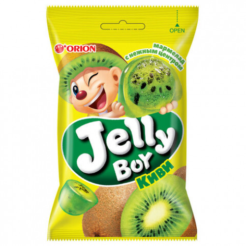Мармелад жевательный ORION Jelly Boy со вкусом киви, 66 г