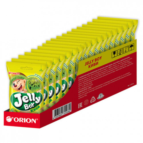 Мармелад жевательный ORION Jelly Boy со вкусом киви, 66 г