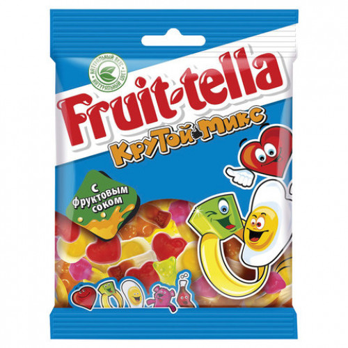 Мармелад жевательный FRUITTELLA (Фруттелла) Крутой микс, 70 г, пакет, 68090