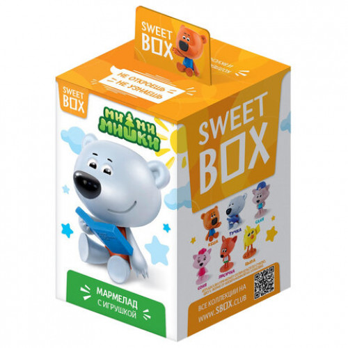 Жевательный мармелад с игрушкой Sweet Box (СВИТБОКС) МИ-МИ-МИШКИ, 10 г, УТ29080