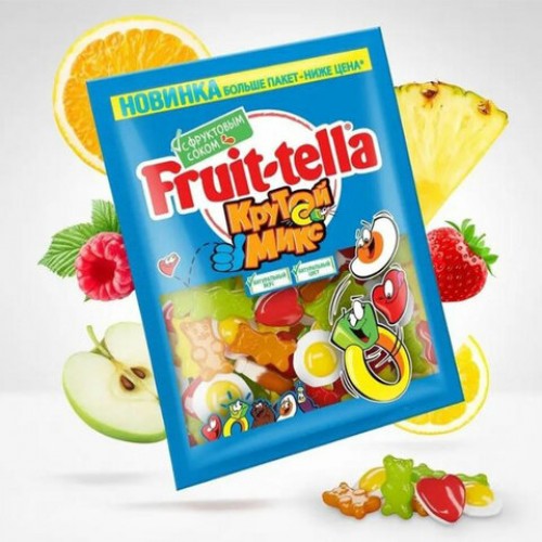 Мармелад жевательный FRUITTELLA Крутой Микс, 850 г