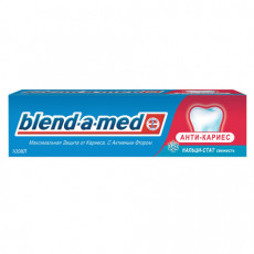 Зубная паста, 100 мл, BLEND-A-MED (Бленд-а-Мед) Анти-кариес Свежесть