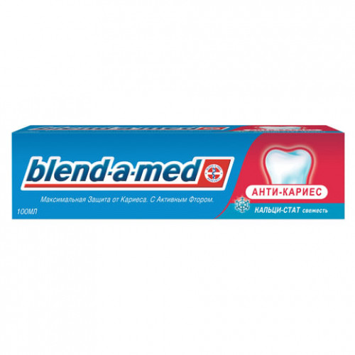 Зубная паста, 100 мл, BLEND-A-MED (Бленд-а-Мед) Анти-кариес Свежесть