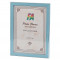 Фоторамка ВК пластик Акварель голубой 21х30 (32)