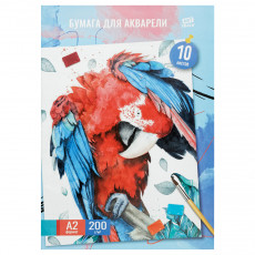 Папка для акварели, 10л., А2, ArtSpace Ара, 200г/м2