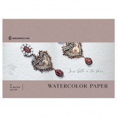 Папка для акварели 20л. А4, Greenwich Line Ювелирные украшения, 270г/м2