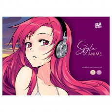 Альбом для акварели, 30л., А4, на склейке ArtSpace Anime style. Girl, 180г/м2
