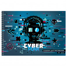 Альбом для рисования 32л., А4, на гребне ArtSpace Стиль. Cyber Pank