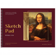 Альбом для рисования 48л., А4, на гребне Greenwich Line Great painters. Da Vinci, 160г/м2, мат. ламинация, тисн. фольгой, перфорация, жест. подложка Альбом для рисования 48л., А4, на гребне Greenwich Line Great painters. Da Vinci, 160г/м2, мат. ламинация, тисн. фольгой, перфорация, жест. подложка