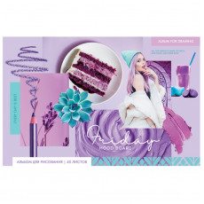 Альбом для рисования 40л., А4, на скрепке ArtSpace Стиль. Mood board