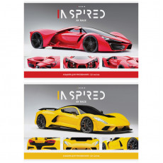 Альбом для рисования 12л., А4, на скрепке ArtSpace Авто. Inspired by race