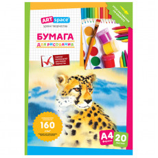 Папка для рисования А4, 20л., ArtSpace, 160г/м2 Папка для рисования А4, 20л., ArtSpace, 160г/м2