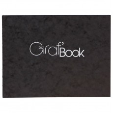 Скетчбук 100л., 152*210мм Clairefontaine Graf Book 360°, на сшивке, 100г/м2