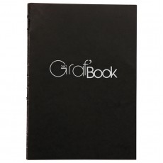 Скетчбук 100л., А5 на сшивке Clairefontaine Graf Book 360°, 100г/м2