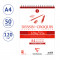 Скетчбук 50л., А4 Clairefontaine Dessin croquis, на гребне, 120г/м2 Скетчбук 50л., А4 Clairefontaine Dessin croquis, на гребне, 120г/м2