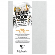 Скетчбук для маркеров 32л., 176*250 Clairefontaine Comic book, на склейке, 220г/м2