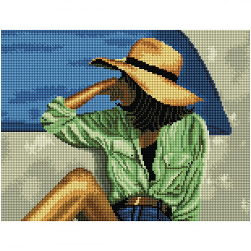 Алмазная мозаика ТРИ СОВЫ Релакс, 30*40см, холст на деревянном подрамнике, картонная коробка с пластиковой ручкой