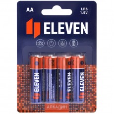 Батарейка Eleven AA (LR6) алкалиновая, BC4