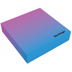 Блок для записи декоративный на склейке Berlingo Radiance 8,5*8,5*2см, голубой/розовый, 200л.