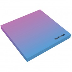 Самоклеящийся блок Berlingo Ultra Sticky. Radiance, 75*75мм, 50л., розовый/голубой градиент